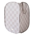 3 Sprouts 3 Sprouts Kosz Na Pranie i Zabawki Pop-up Checkerboard Beige