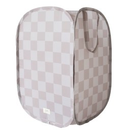 3 Sprouts 3 Sprouts Kosz Na Pranie i Zabawki Pop-up Checkerboard Beige