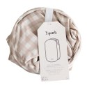 3 Sprouts 3 Sprouts Kosz Na Pranie i Zabawki Pop-up Gingham Beige