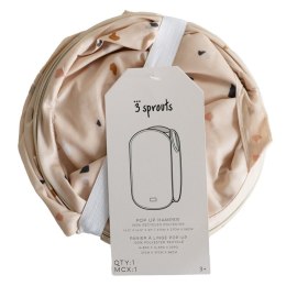 3 Sprouts 3 Sprouts Kosz Na Pranie i Zabawki Pop-up Terrazzo Beige