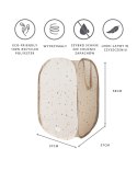 3 Sprouts 3 Sprouts Kosz Na Pranie i Zabawki Pop-up Terrazzo Beige
