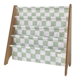 3 Sprouts 3 Sprouts Stojak na Książki Recycled Checkerboard Green
