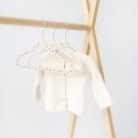 3 Sprouts 3 Sprouts Wieszaki Welurowe dla Dzieci Double Dot/Beige 15 szt.