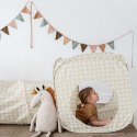 3 Sprouts 3 Sprouts Zestaw Namiotów dla Dzieci z Tunelem 3w1 Gingham Beige