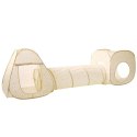 3 Sprouts 3 Sprouts Zestaw Namiotów dla Dzieci z Tunelem 3w1Terrazzo Beige