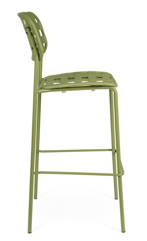 Bizzotto BIZZOTTO krzesło barowe ogrodowe CLOVER zielone Bizzotto BIZZOTTO krzesło barowe ogrodowe CLOVER zielone