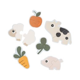 Done by Deer Done by Deer Pierwsze Puzzle Dwuelementowe Farma Tiny Farm