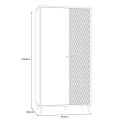 Forte AKSANA AKNS822L-M992 Szafa ubraniowa L Forte AKSANA AKNS822L-M992 Szafa ubraniowa L