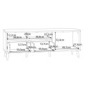 Forte AKSANA AKNT121R-M992 Szafka RTV P Forte AKSANA AKNT121R-M992 Szafka RTV P