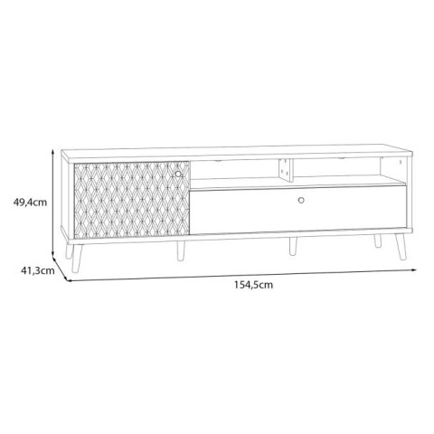 Forte AKSANA AKNT122L-M992 Szafka RTV L Forte AKSANA AKNT122L-M992 Szafka RTV L