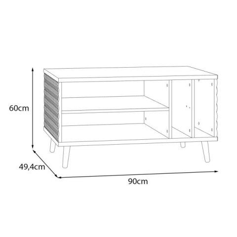 Forte AKSANA CFTT5204-M992 Stolik okolicznościowy Forte AKSANA CFTT5204-M992 Stolik okolicznościowy