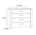 Forte CHISBURY BHLK212-M482 Komoda Forte CHISBURY BHLK212-M482 Komoda