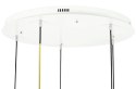 King Home MOOSEE Lampa wisząca CAPRI DISC 5 złota - 300 LED, aluminium, szkło