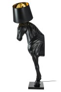 Moosee MOOSEE lampa podłogowa KOŃ HORSE STAND M czarna - włókno szklane Moosee MOOSEE lampa podłogowa KOŃ HORSE STAND M czarna - włókno szklane