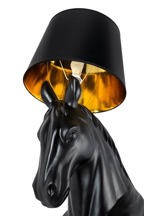Moosee MOOSEE lampa podłogowa KOŃ HORSE STAND M czarna - włókno szklane Moosee MOOSEE lampa podłogowa KOŃ HORSE STAND M czarna - włókno szklane