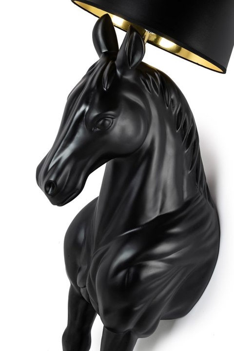 Moosee MOOSEE lampa podłogowa KOŃ HORSE STAND M czarna - włókno szklane Moosee MOOSEE lampa podłogowa KOŃ HORSE STAND M czarna - włókno szklane