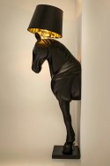 Moosee MOOSEE lampa podłogowa KOŃ HORSE STAND M czarna - włókno szklane Moosee MOOSEE lampa podłogowa KOŃ HORSE STAND M czarna - włókno szklane