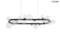 Moosee MOOSEE lampa wisząca ALURE OVAL 120 czarna Moosee MOOSEE lampa wisząca ALURE OVAL 120 czarna