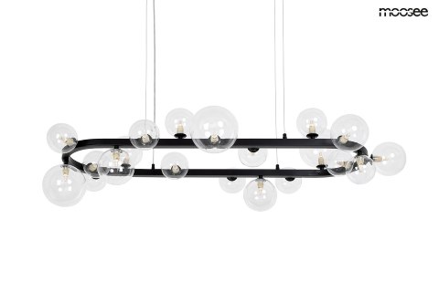 Moosee MOOSEE lampa wisząca ALURE OVAL 120 czarna Moosee MOOSEE lampa wisząca ALURE OVAL 120 czarna