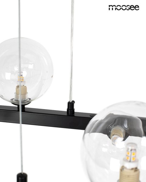 Moosee MOOSEE lampa wisząca ALURE OVAL 120 czarna Moosee MOOSEE lampa wisząca ALURE OVAL 120 czarna