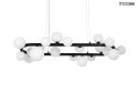 Moosee MOOSEE lampa wisząca ALURE OVAL 120 czarna/mleczna Moosee MOOSEE lampa wisząca ALURE OVAL 120 czarna/mleczna