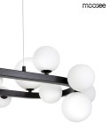 Moosee MOOSEE lampa wisząca ALURE OVAL 120 czarna/mleczna Moosee MOOSEE lampa wisząca ALURE OVAL 120 czarna/mleczna