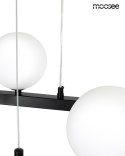 Moosee MOOSEE lampa wisząca ALURE OVAL 120 czarna/mleczna Moosee MOOSEE lampa wisząca ALURE OVAL 120 czarna/mleczna
