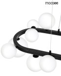 Moosee MOOSEE lampa wisząca ALURE OVAL 120 czarna/mleczna Moosee MOOSEE lampa wisząca ALURE OVAL 120 czarna/mleczna