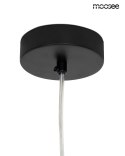 Moosee MOOSEE lampa wisząca ALURE OVAL 120 czarna/mleczna Moosee MOOSEE lampa wisząca ALURE OVAL 120 czarna/mleczna