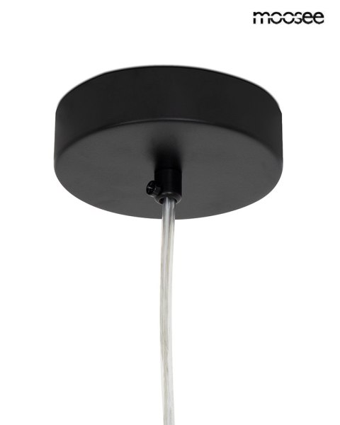 Moosee MOOSEE lampa wisząca ALURE OVAL 120 czarna/mleczna Moosee MOOSEE lampa wisząca ALURE OVAL 120 czarna/mleczna