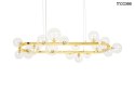 Moosee MOOSEE lampa wisząca ALURE OVAL 120 złota Moosee MOOSEE lampa wisząca ALURE OVAL 120 złota