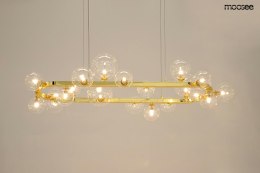 Moosee MOOSEE lampa wisząca ALURE OVAL 120 złota
