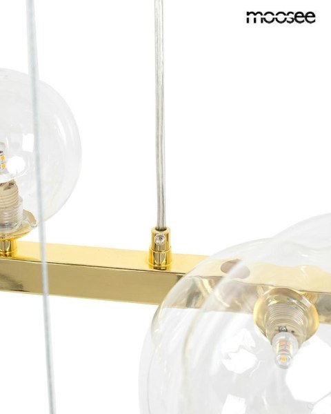 Moosee MOOSEE lampa wisząca ALURE OVAL 120 złota Moosee MOOSEE lampa wisząca ALURE OVAL 120 złota