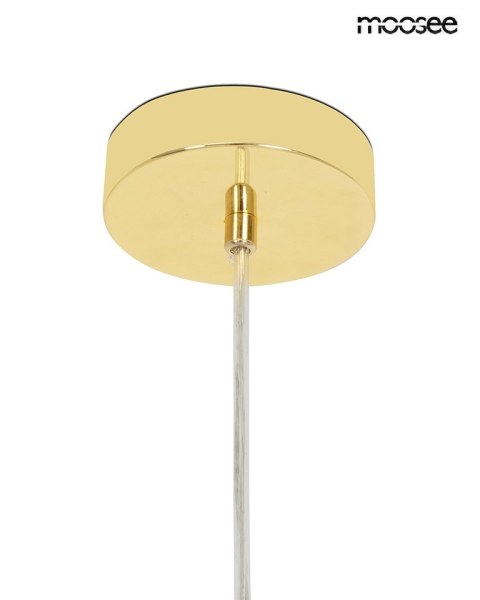 Moosee MOOSEE lampa wisząca ALURE OVAL 120 złota Moosee MOOSEE lampa wisząca ALURE OVAL 120 złota