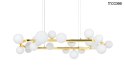 Moosee MOOSEE lampa wisząca ALURE OVAL 120 złota/mleczna Moosee MOOSEE lampa wisząca ALURE OVAL 120 złota/mleczna
