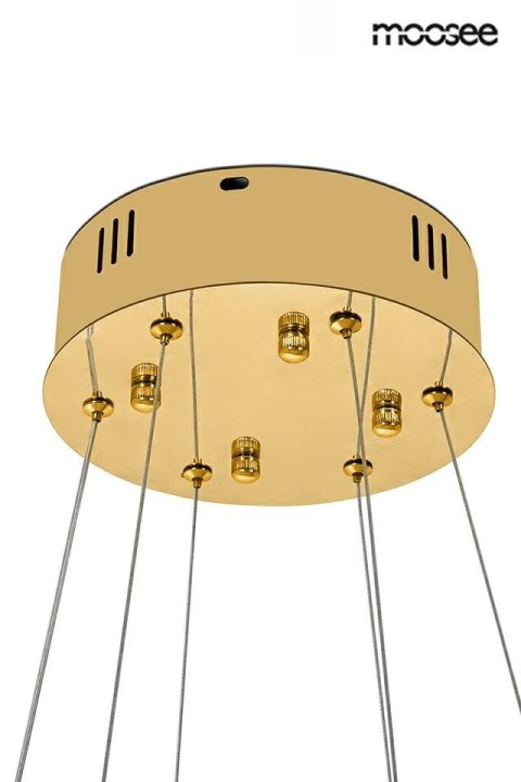 Moosee MOOSEE lampa wisząca WAVE 80 złota Moosee MOOSEE lampa wisząca WAVE 80 złota