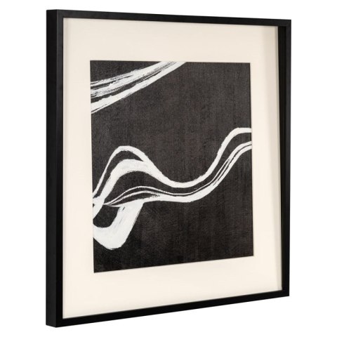 Richmond Interiors RICHMOND obraz JOZRA 80x80 cm biało-czarny Richmond Interiors RICHMOND obraz JOZRA 80x80 cm biało-czarny