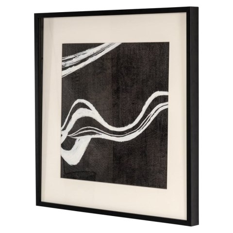 Richmond Interiors RICHMOND obraz JOZRA 80x80 cm biało-czarny Richmond Interiors RICHMOND obraz JOZRA 80x80 cm biało-czarny