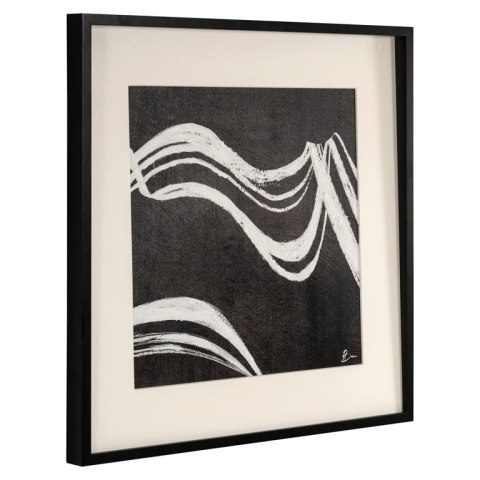 Richmond Interiors RICHMOND obraz JOZY 80x80 cm biało-czarny Richmond Interiors RICHMOND obraz JOZY 80x80 cm biało-czarny