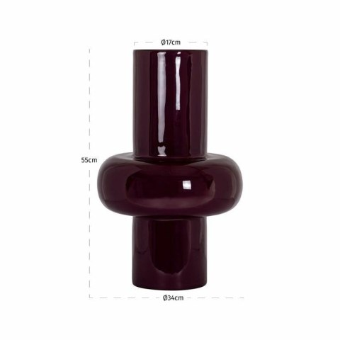 Richmond Interiors RICHMOND wazon ASHLYN L burgundowy Richmond Interiors RICHMOND wazon ASHLYN L burgundowy