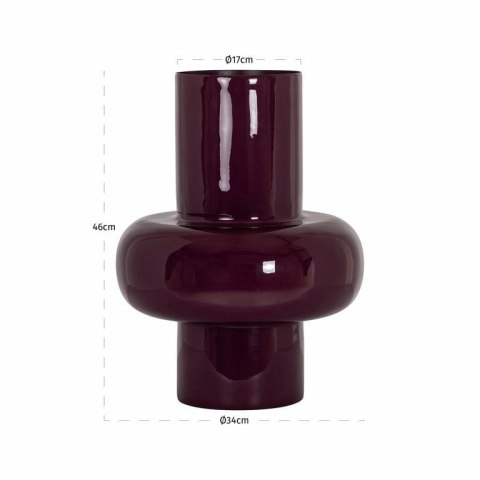 Richmond Interiors RICHMOND wazon ASHLYN S burgundowy Richmond Interiors RICHMOND wazon ASHLYN S burgundowy