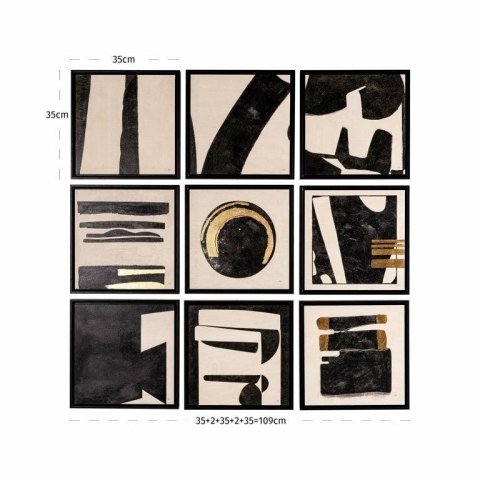 Richmond Interiors RICHMOND zestaw 9 obrazów GABRI 35x35 cm Richmond Interiors RICHMOND zestaw 9 obrazów GABRI 35x35 cm