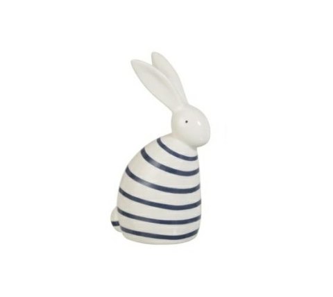 J-LINE Dekoracja Rabbit Strip niebieski ciemny J-LINE Dekoracja Rabbit Strip niebieski ciemny