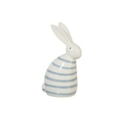 J-LINE Dekoracja Rabbit Strip niebieski jasny