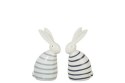J-LINE Dekoracja Rabbit Strip niebieski jasny J-LINE Dekoracja Rabbit Strip niebieski jasny