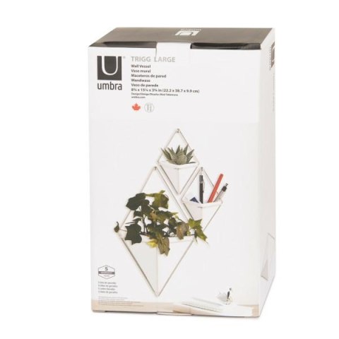 Umbra b.v. Pojemnik/doniczka L Trigg biały/nikiel Umbra b.v. Pojemnik/doniczka L Trigg biały/nikiel