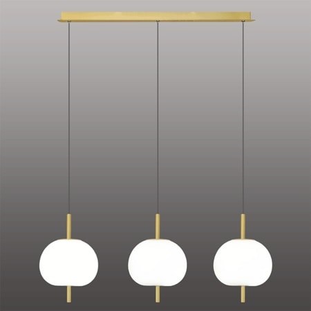 ALTAVOLA DESIGN Ekskluzywna lampa LED wisząca złoto biał a - APPLE 3 ALTAVOLA DESIGN Ekskluzywna lampa LED wisząca złoto biał a - APPLE 3
