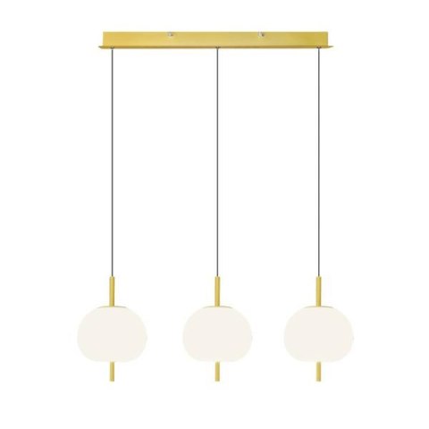 ALTAVOLA DESIGN Ekskluzywna lampa LED wisząca złoto biał a - APPLE 3 ALTAVOLA DESIGN Ekskluzywna lampa LED wisząca złoto biał a - APPLE 3