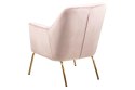 ACTONA Fotel Chisa VIC Dusty Rose/ Gold ACTONA Fotel Chisa VIC Dusty Rose/ Gold