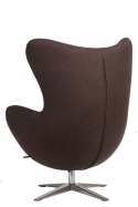 D2.DESIGN Fotel Jajo Soft melanż brąz. ciemny 825 D2.DESIGN Fotel Jajo Soft melanż brąz. ciemny 825